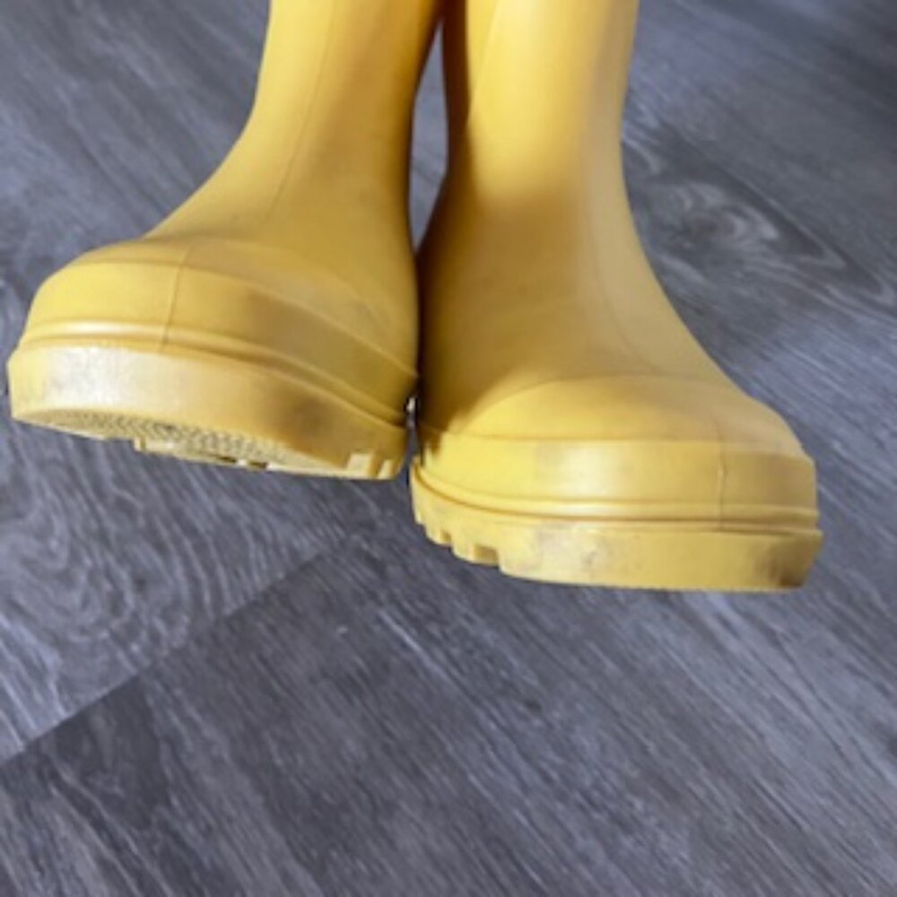 🧡3/15 Yellow Waterproof Rain Boots Women's 39 - Picture 7 of 11